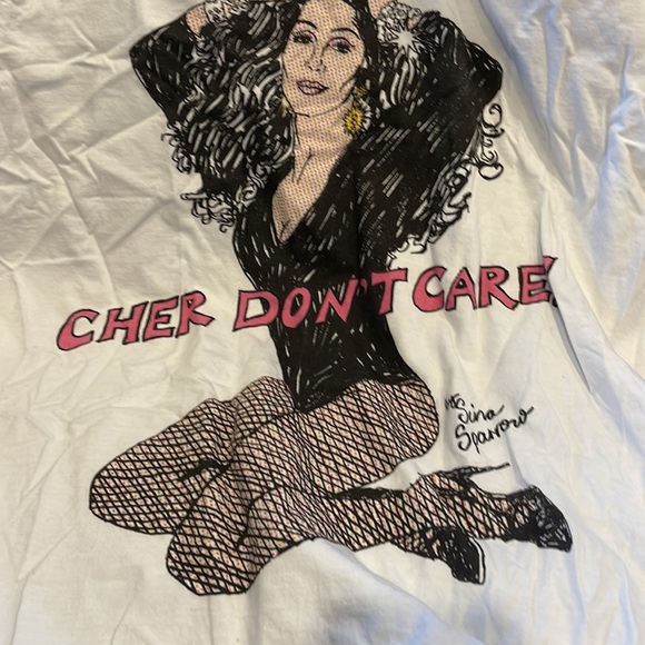 Gildan Cher concert shirt don’t care t shirt by sina sparrow - Picture 8 of 9